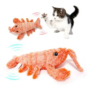 Juguetes para mascotas. Camarones saltarines eléctricos