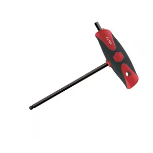 Wiha Tools 33452 6mm x 150mm Soft Grip Dual Drive Ball End Hex T-handle