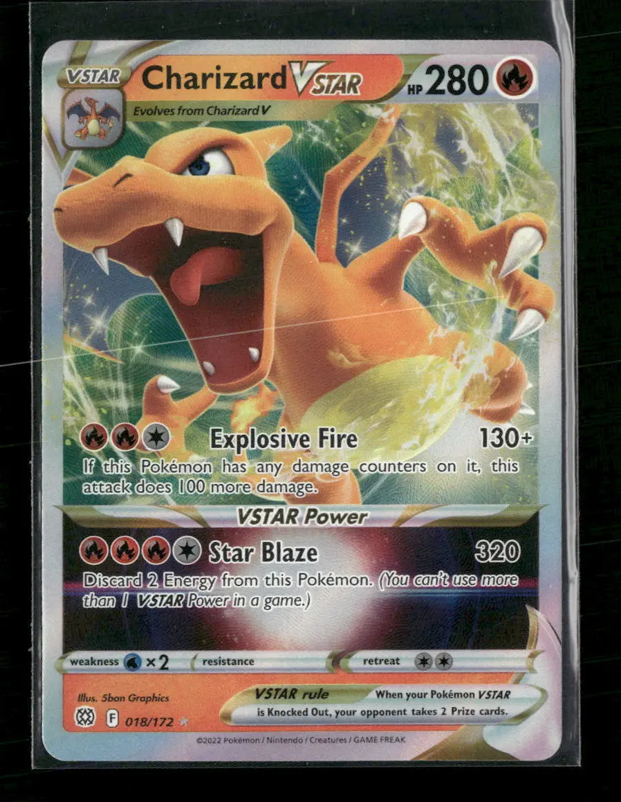 SWSH09: Brilliant Stars Charizard VSTAR #018/172