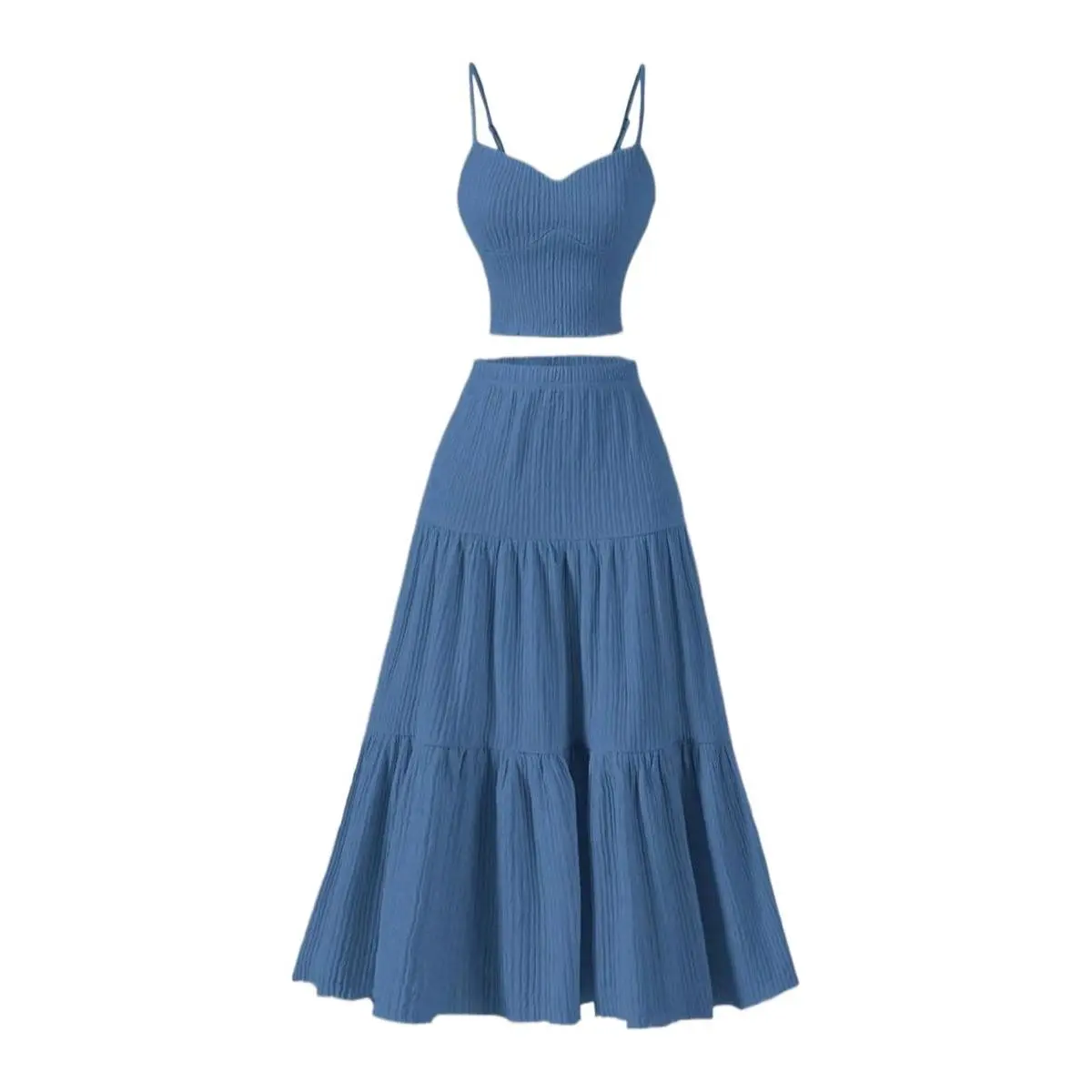 Women's Elegant Summer Two Piece Set Beach Wedding Guest Dress Casual Brunch Outfit Versatile Lounge Set for Vacation and European Travel - TikTok Shop Women's Elegant Summer Two Piece Set Beach Wedding Guest Dress Casual Brunch Outfit Versatile Lounge Set for Vacation and European Travel - TikTok Shop