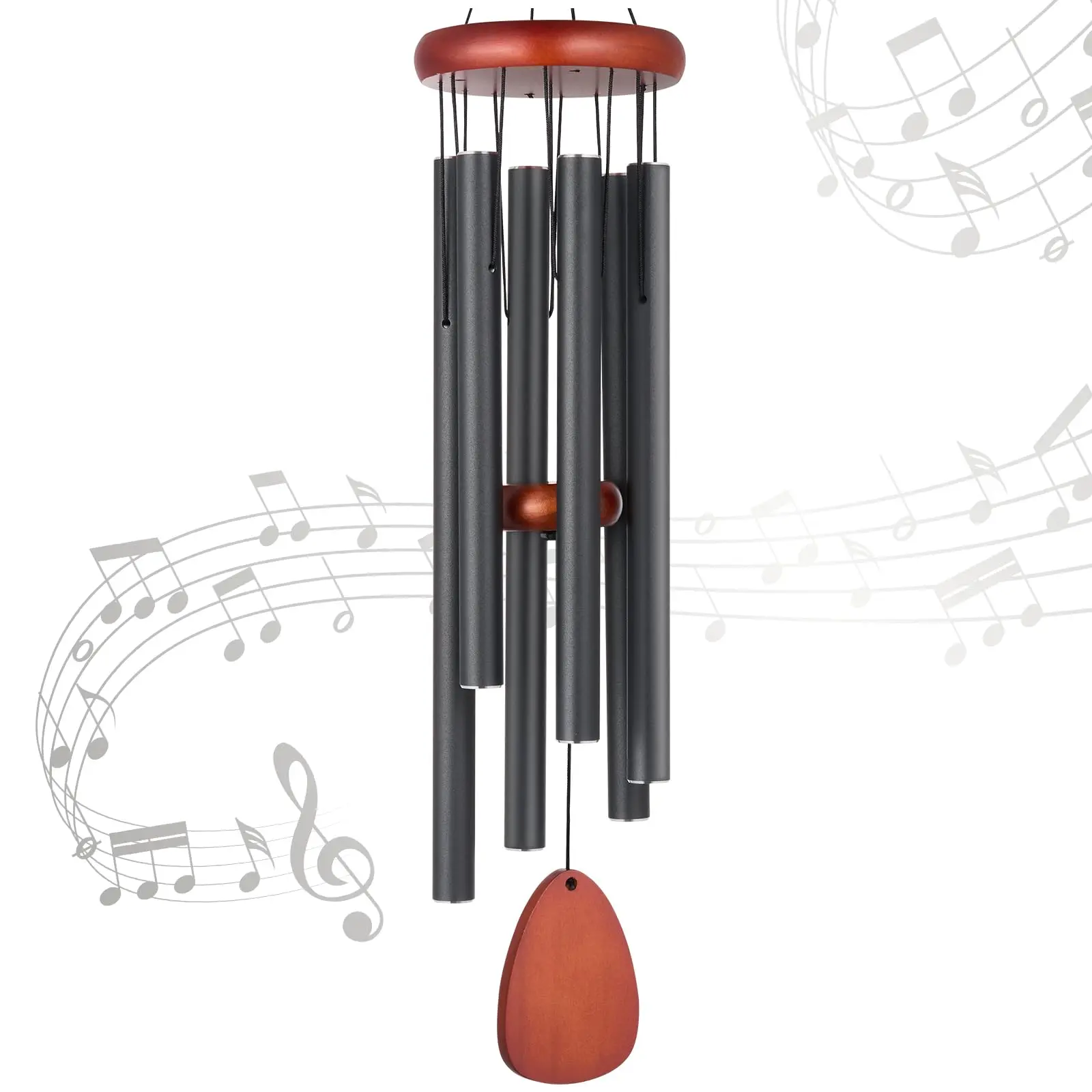 Wind Chimes for Outside – 26" Aluminum Windchimes Outdoors for Garden, Patio Decor, Memorial Gifts for Mom, Sympathy Gift, Sister Gifts for Birthdays