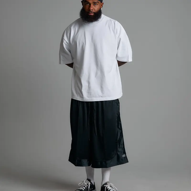 Long Mesh Shorts Breathable Athletic Bottoms