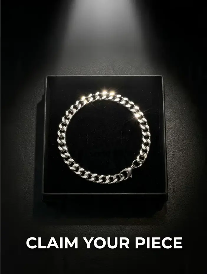 Stainless Steel Cuban Link Bracelet for Men & Women, Polished Silver Curb Chain, Tarnish-Resistant Everyday Fashion Costume Jewelry
