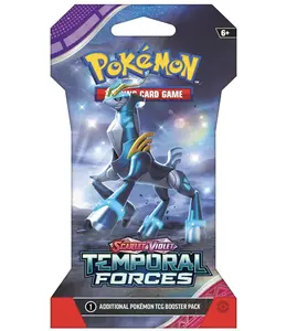 1x Temporal Forced Sleeved Booster Pack - TEF - 10 cards - English - Pokémon Trading Card Game