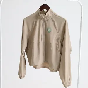 The Cheeky Collective Gallant Cropped Windbreaker Jacket