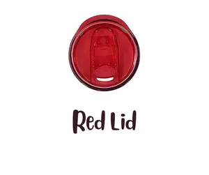 Red Colored Lid for 20 oz Tumblers - Perfect for Your Beverages - Drinkware, Bottle