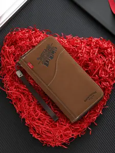 Men's Business Solid Color Long Wallet, Fashionable Zipper Wallet for Daily Used, Casual Trendy Versatile High-quality Daily Wallet, Business Wallets, Business Style Wallet