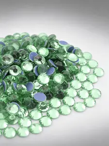 2880pcs Light Hot Press Flat Back Rhinestones, Sparkly DIY Jewelry Making Supplies, Perfect for Hair Accessories and Crafts