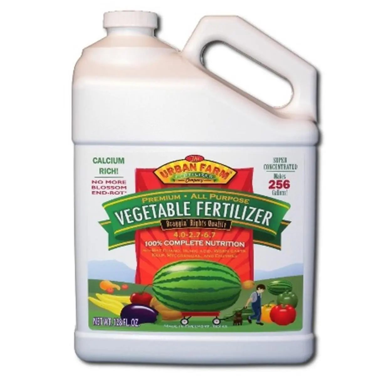 212 MAIN Urban Farm Fertilizers AP64 All-Purpose Vegetable Fertilizer, 64 Fl. Oz Vegetable Feed for Home Garden Soil Improvement