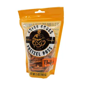 Buffalo Flavored Pretzels | 5 oz | Criss Cross Pretzel Boss