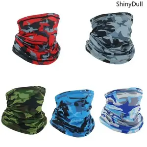 5PCS Cotton Neck Gaiter – Unisex Multi-Wear Cooling Face Mask, Breathable UV Protection, Outdoor Sports Cover for All Seasons Adults
