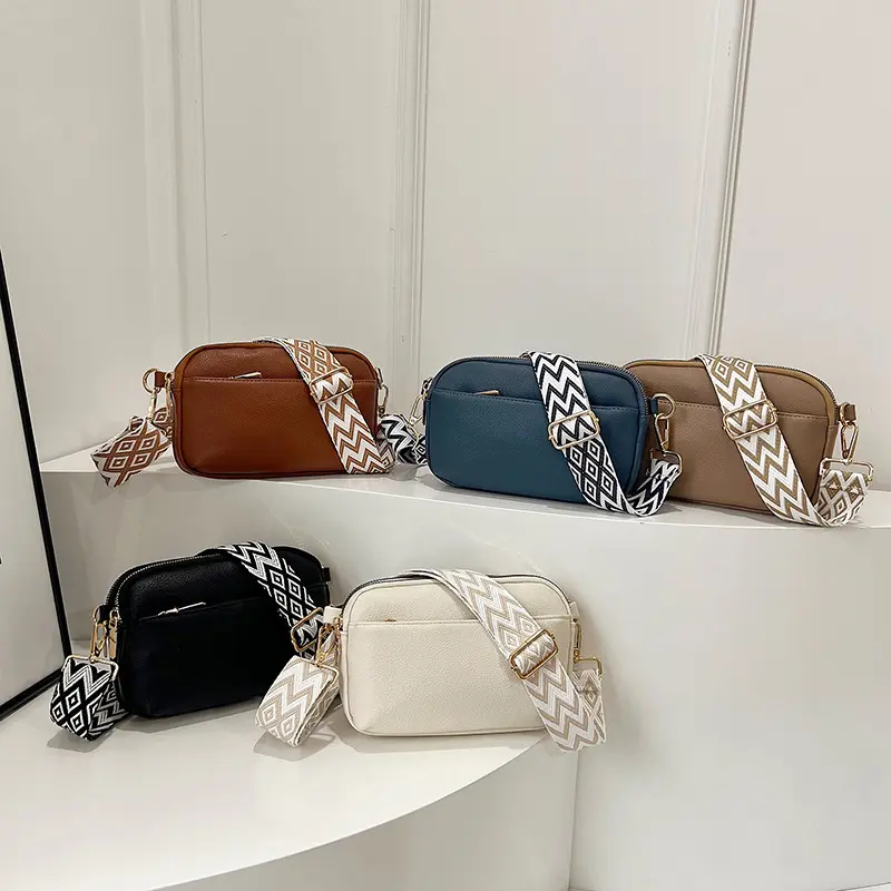 Women's Leather Crossbody Bag - Small Satchel Shoulder Bag with Adjustable Strap for Work & Travel, Elegant Commuter Bag