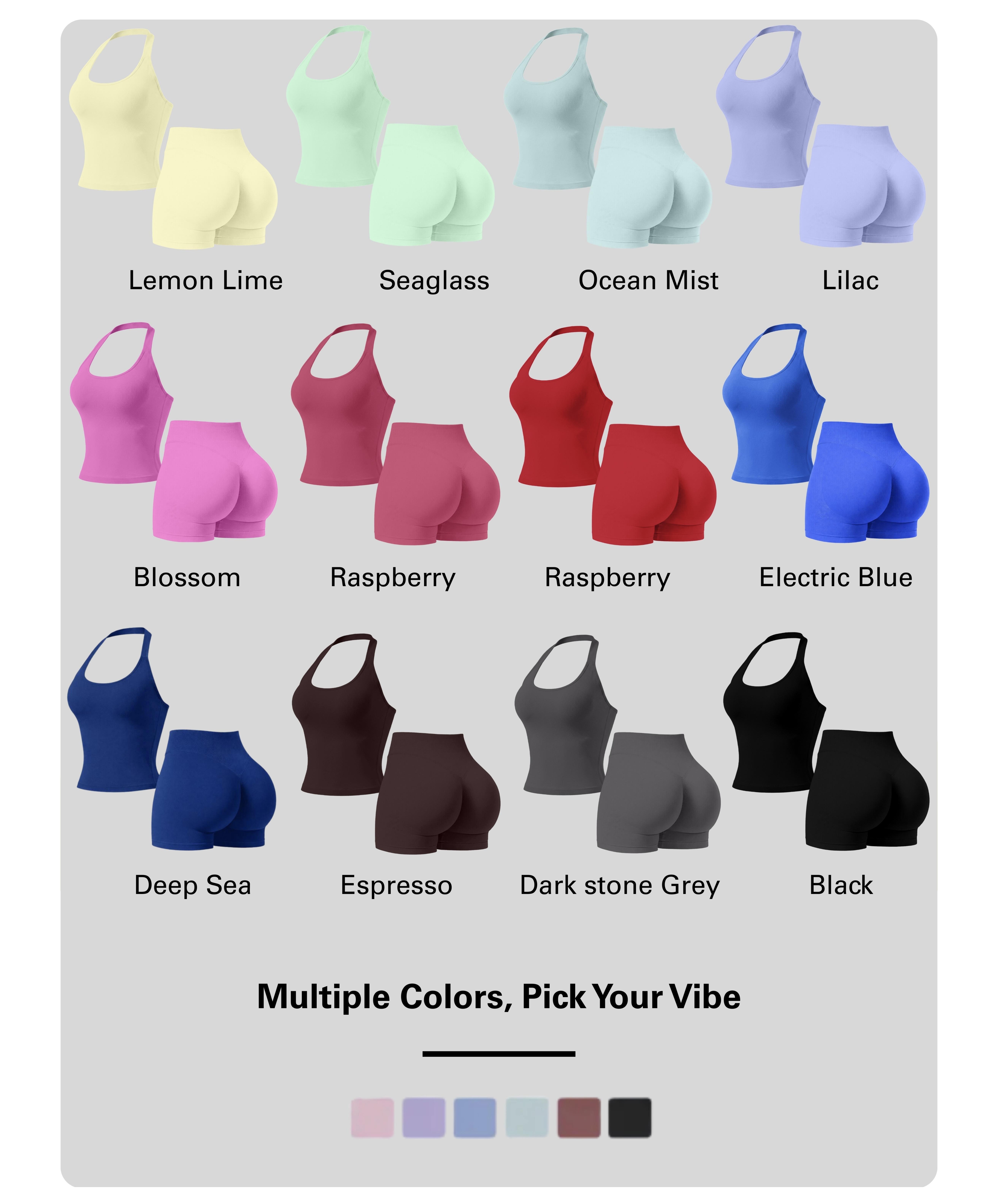 Coral Canton Halter Top & Impact Short Set Coral Canton Halter Top & Impact Short Set