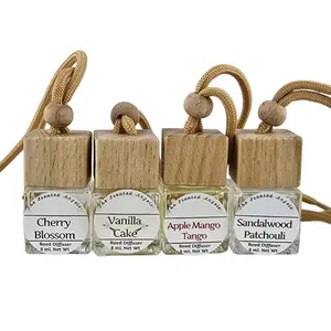 Scented Mini Car Reed Diffuser - Car Air Freshener - Long-Lasting 2 Months Plus