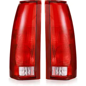 Tail Light Compatible With 1988-1999 Chevy/GMC Silverado Sierra C/K 1500 2500 3500 Suburban Tahoe Blazer Yukon Cadillac Escalade Driver and Passenger Side Rear Light Brake Lamps Housing GMC Sierra Tail Lights