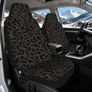2pcs, Dusky Spot Scatter Design Front Seat Covers, Designed for Driver and Passenger Front Seats, Helps Maintain Original Front Upholstery Condition, Great for Front Seat Comfort on Long Road Trips, Car Seat Covers