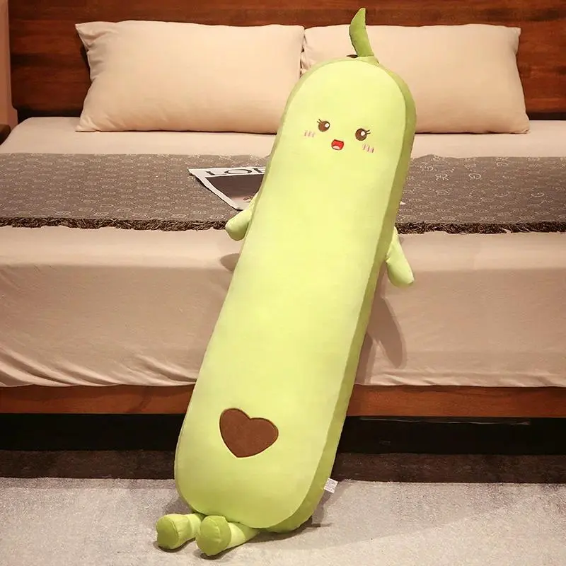 Unisex Avocado Long Throw Pillow Cushion - Adult Seat Pad, Back Cushion, Specialty DIY Supply for Modern Home Living Room Decor, Modern Home Decor, Decorative