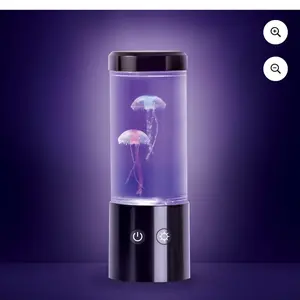Jellyfish Lamp Motion & Multicolor Leds - Easy Mode Switching, USB Powered - 9"