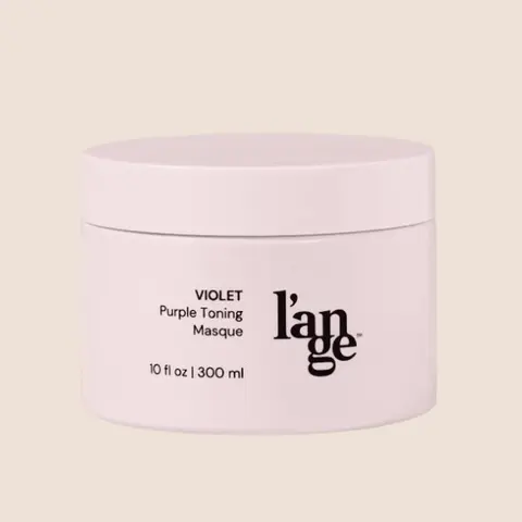 L'ANGE HAIR Violet Toning Masque - Purple Hair Mask with Keratin & Borage Oil, Tones Brassiness in Blonde & Silver Hair, 10 fl oz