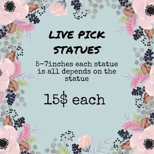 live pick statues