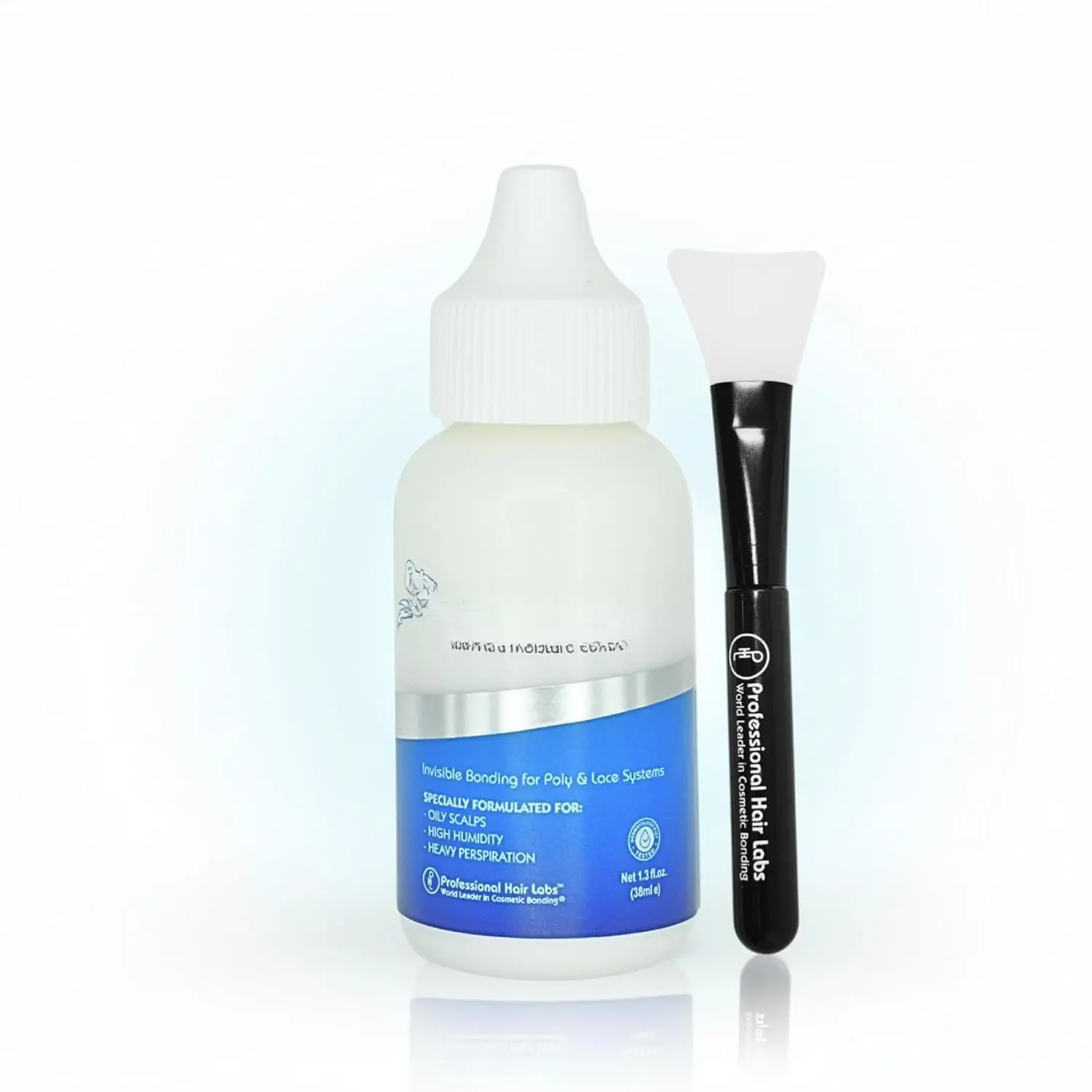 XL Hair Replacement Adhesive 1.3oz &  Applicator - Invisible Lace Wig Glue, Water & Oil-Resistant, , Easy Application for Lace Wigs & Hair Systems