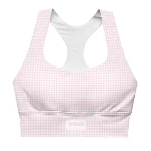 The Pink Gingham Sport Bra