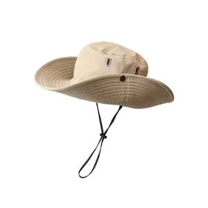 Hiking Hat / Western Cowboy Hat / Bucket Hat — 2026 New Summer Collection — Sun Protection & Windproof Outdoor Headwear for Men and Women (Travel-Friendly)
