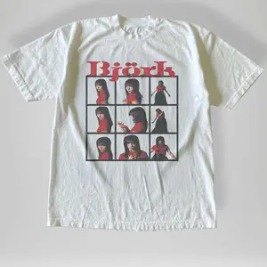 Vintage Style Bjork Short Sleeve T-Shirt Womenswear