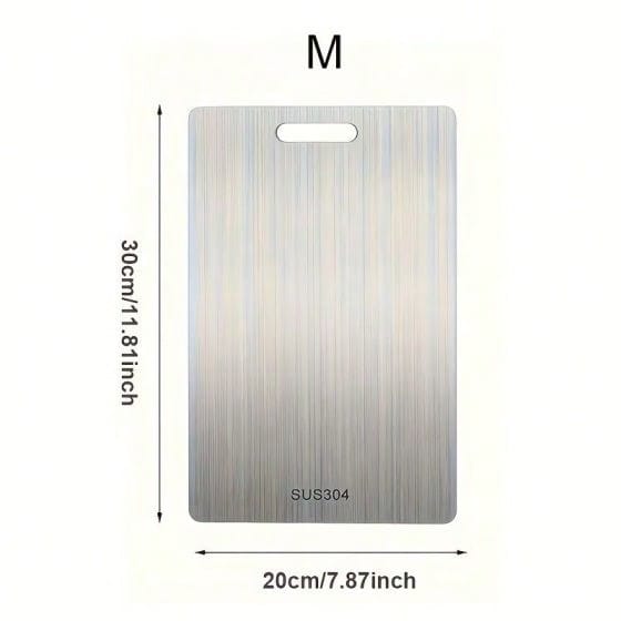 TAIMASI No Mold Cutting Board - Premium 2025 Stainless Steel Double-Sided Chopping Board | Food-Gra-De For Kitchen & Restaurant Use, Perfect For Upcoming US Holidays (Thanksgiving Nov 27, Black Fri-Day Nov 28, Christmas Dec 25) | Durable