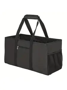 Large Practical Tote Bag, Foldable Reusable Storage Bag, Beach Bag, Shopping Bag, Picnic Bag, Versatile and Durable Design