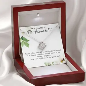 Personalized Will You Be My Bridesmaid Proposal Gift From Future Bride, Maid Of Honor Gifts For BFF, Bridesmaid Jewlery, Matron Of Honor Proposal