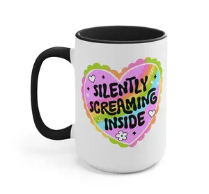 [Sale Up To 50%] Silently Screaming Inside Mug