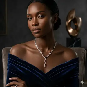Must-have for parties! The luxurious zirconium Y-shaped collar necklace is elegant and sexy, perfectly elongating the neckline and making you the most dazzling woman in the crowd.
