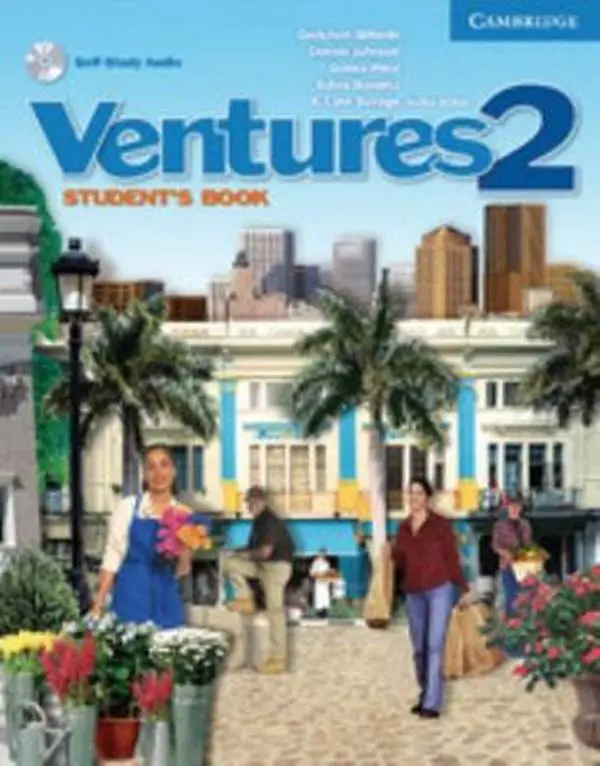 USED Book - Ventures Level 2 Student's Book with Audio CD by Gretchen Bitterlin (Paperback) - english