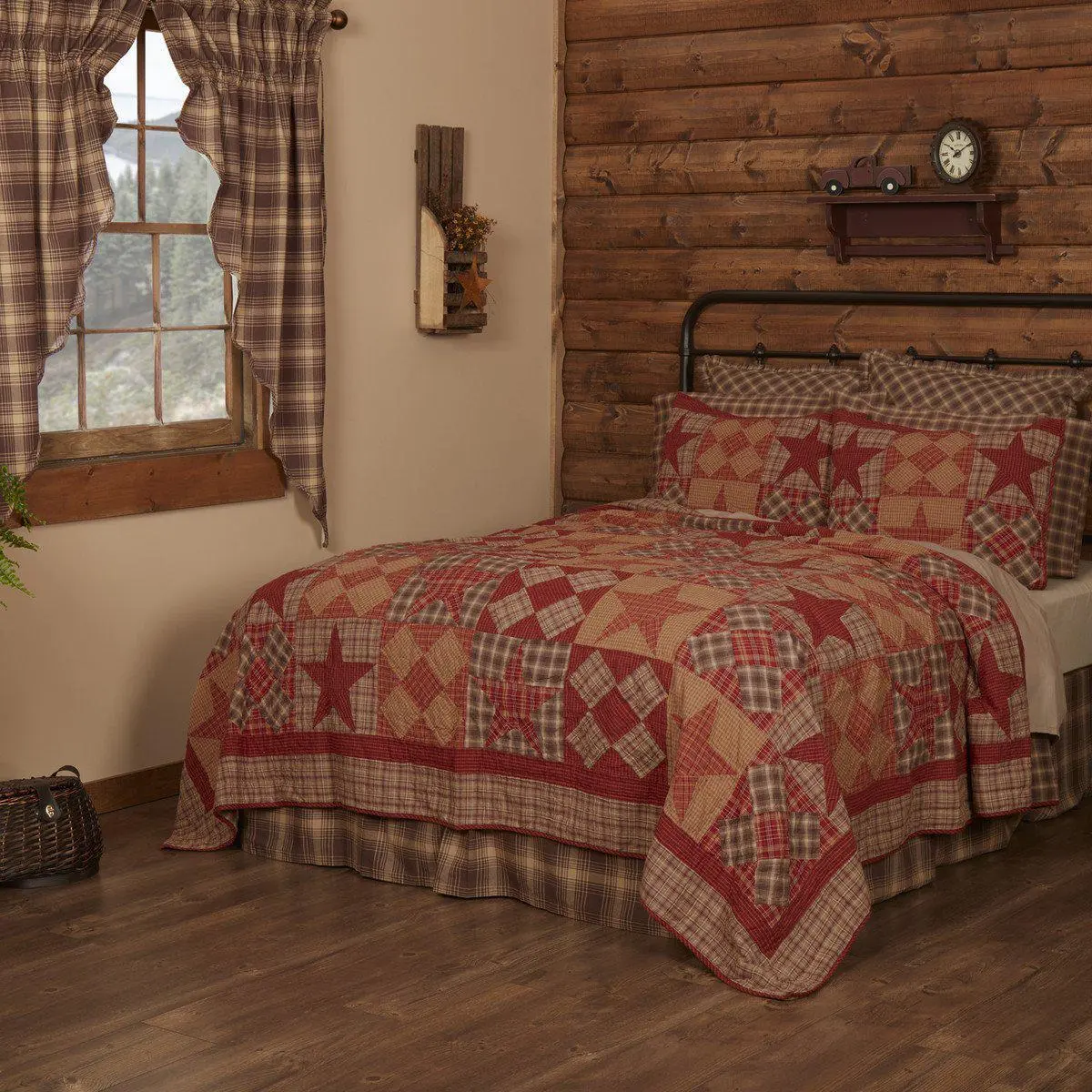 Woodland Brown Star Quilt