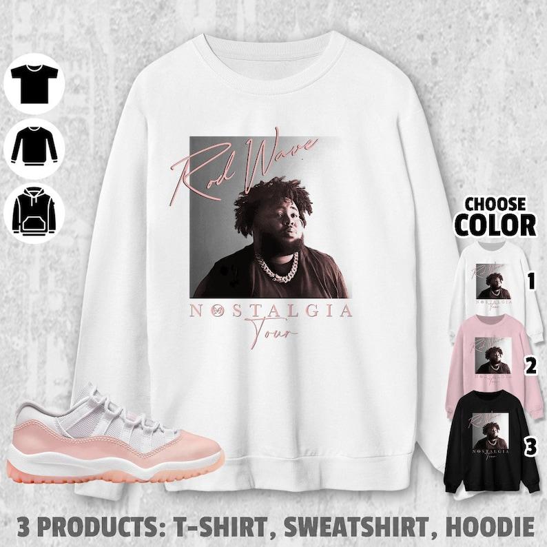 Rd Wave Nostalgia Unisex Color Shirt To Match AJ 11 Low Legend Pink, Shirt In Light Pink To Match Sneaker NA