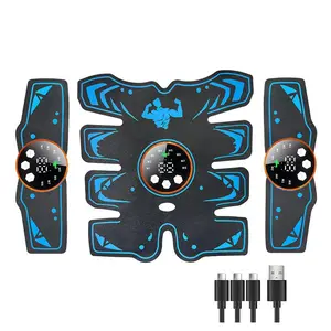 Abdominal Trainer, 1 Count USB Rechargeable Abdominal Muscle Strengthener with LCD Display, Fitness Equipment for Home Gym