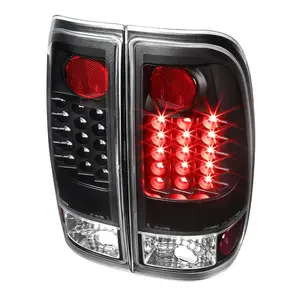1997-2007 Ford F-150/F-250/F-350/F-450/F-550 Styleside V2 LED Tail Lights (Matte Black Housing/Clear Lens) 1997-2007 Ford F-150/F-250/F-350/F-450/F-550 Styleside V2 LED Tail Lights (Matte Black Housing/Clear Lens)