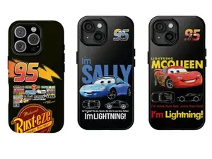 LIGHTNING MCQUEEN phone Cases For iPhone 12/13/14/15/16/17 Promax Pro Plus and 17 Air ,Perfect for Her/Him fashionable gift