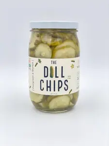 Dill Chips for Burgers and Snacks - Crunchy Flavor Boost