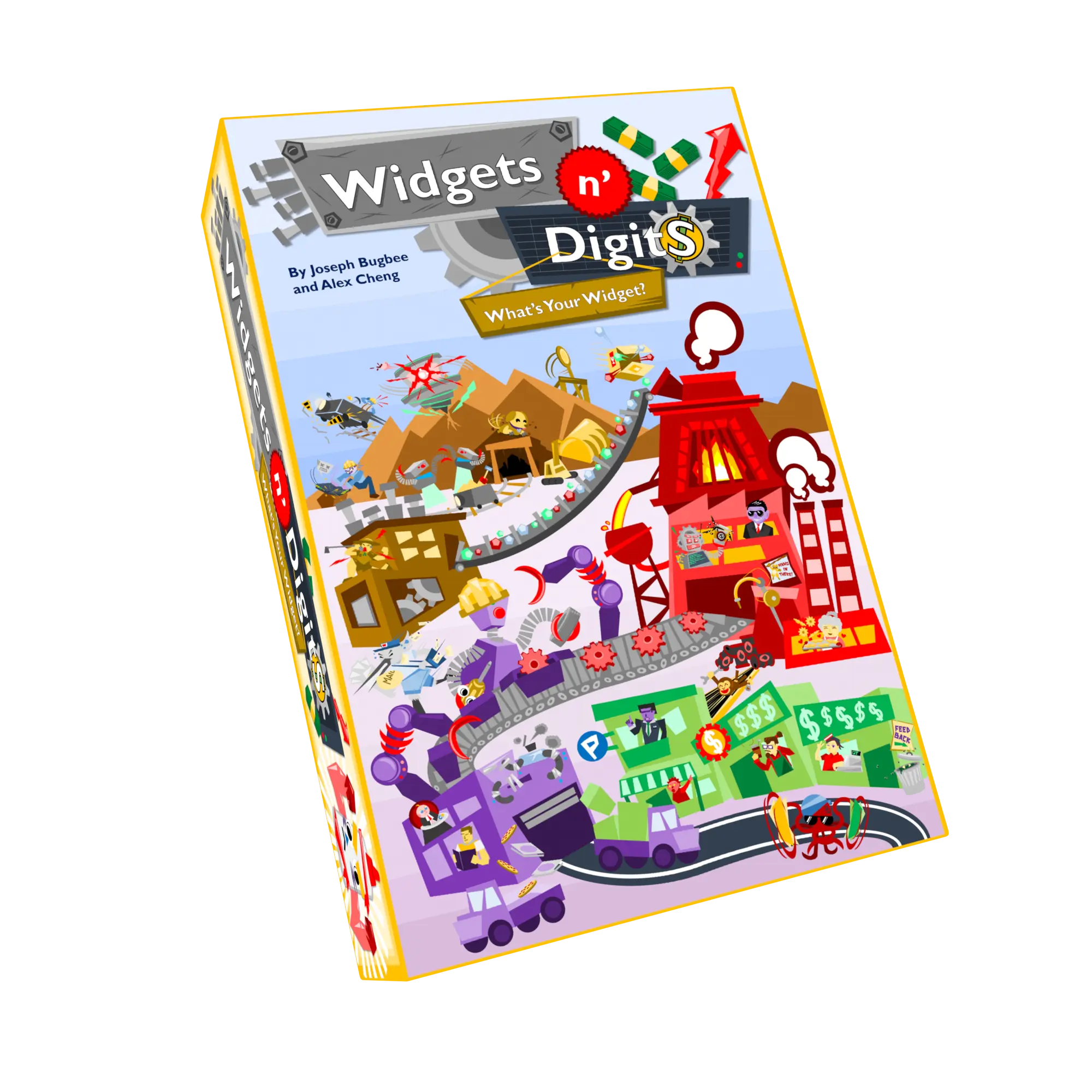 Widgets n' Digits Economics Game | Players Create Supply and Demand | Makes Economics Fun and Hands On | Perfect Game for Families, Teachers, and Adults |