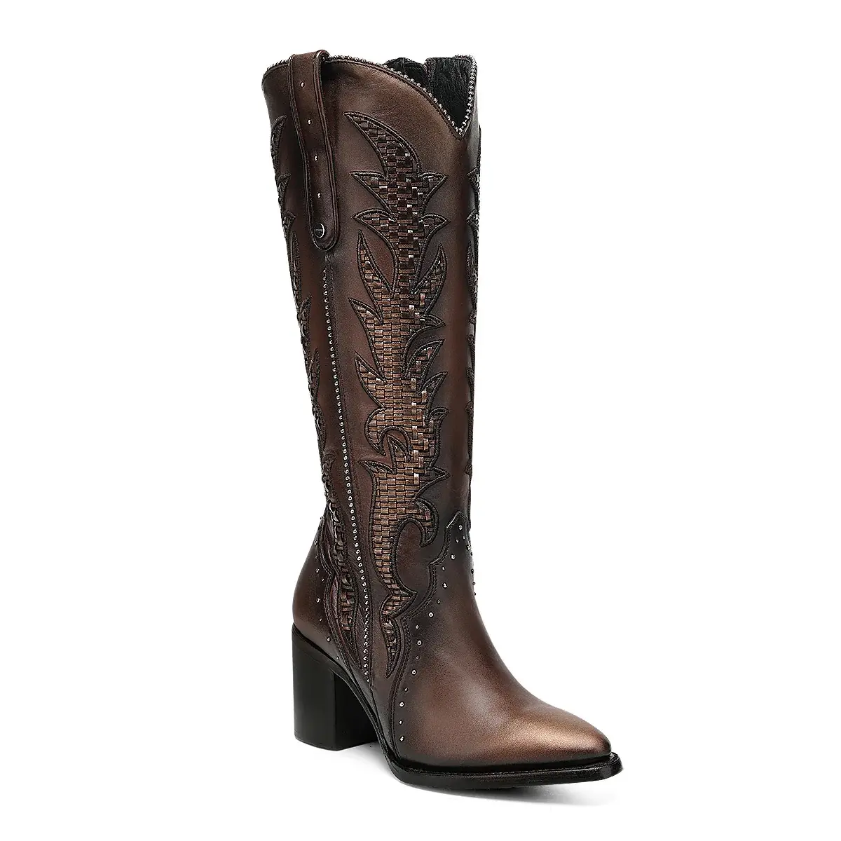 Cuadra WNS Woven Stud Pointed Boot