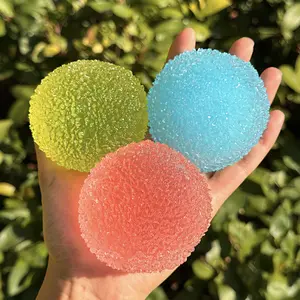 1 Pcs Handmade Stress Balls for Adults, Squishy Ball Sensory Textured Memory Gel Fidget Toys for Kids/Adults Hand Exercises, Father's Day Party Favors Anxiety Relief Squeeze Ball