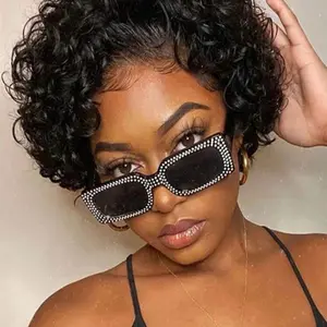 Luxury Curly Pixie Wig – Short, Soft & Bold