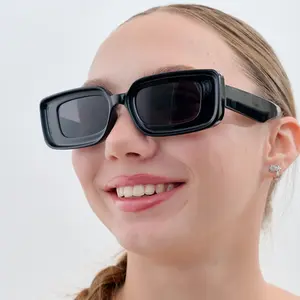 V BY VYE - SNATCHED-Bold Square Sunglasses Designed Fun Fearless Look White Black Red Statement Shades Perfect For Bold Gen Z Fashion Lovers Stand Out