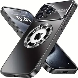 Magnetic Wireless Charging Phone Case, Ultra-Thin Frosted Hard Cover, Drop-proof Protective Case Compatible with iPhone, Casing