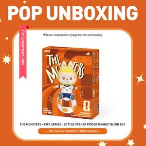 Unboxing-POP MART THE MONSTERS × FIFA SERIES - Bottle Opener Fridge Magnet Blind Box-3.0