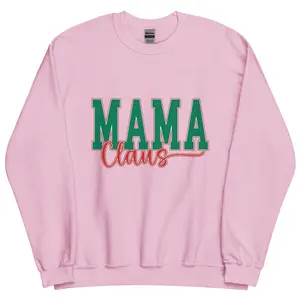 Mama Claus Sweatshirt for Women – Festive Christmas Crewneck, Cozy Holiday Outfit, Funny Mama Claus Design, Perfect Christmas Gift, Ready to Ship