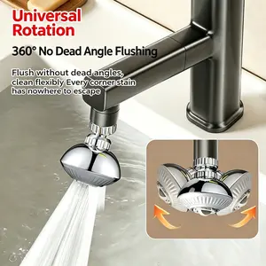Water Faucet Aerator 2026 New Model, Kitchen Pressure Booster, Water Saving, Universal Rotation, Dense Flow, Easy to Use