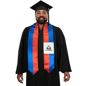 Haiti Graduation Stole -  Haiti Flag Sash